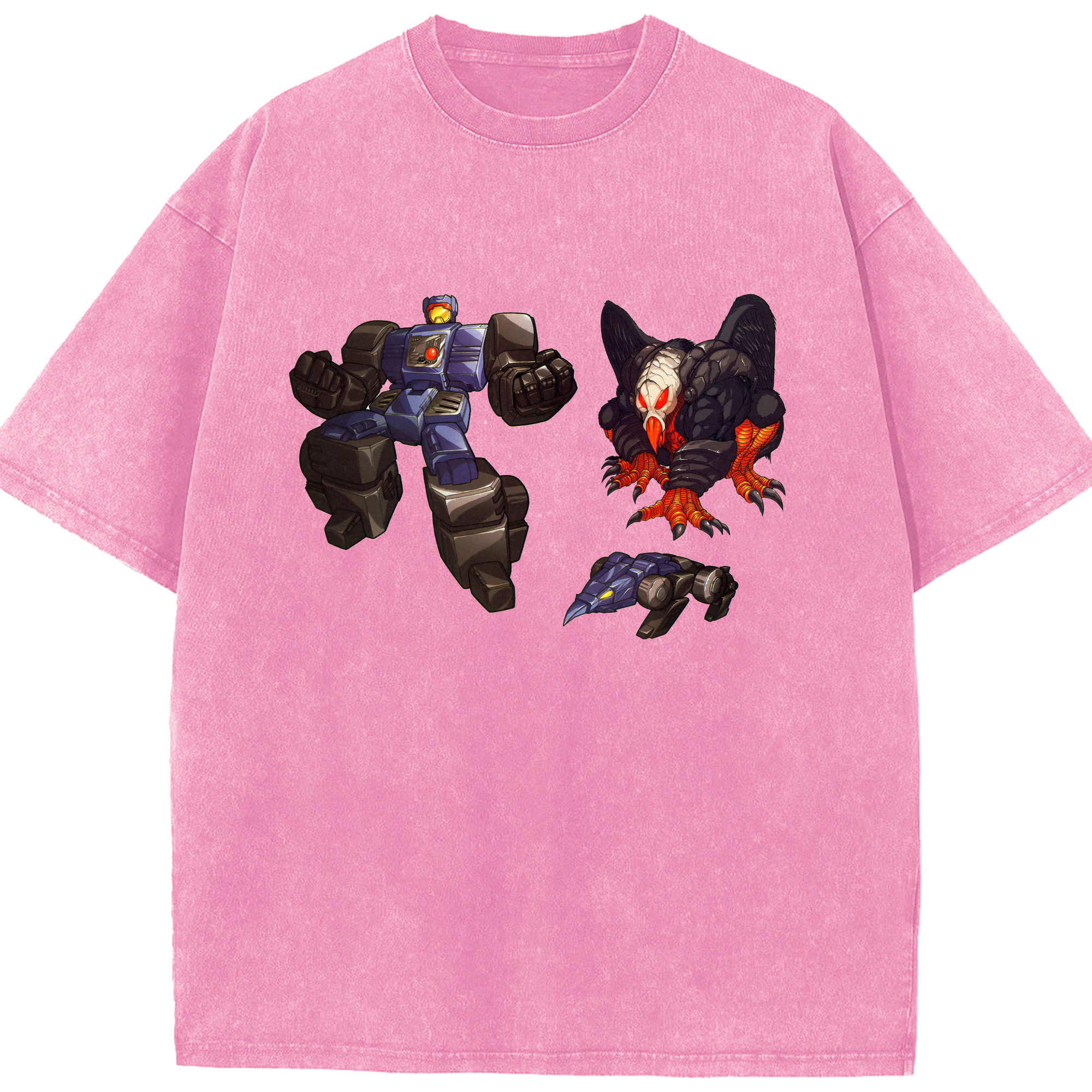 （画像用）  綿100% ヴィンテージ風 半袖Tシャツ（フロントプリント）